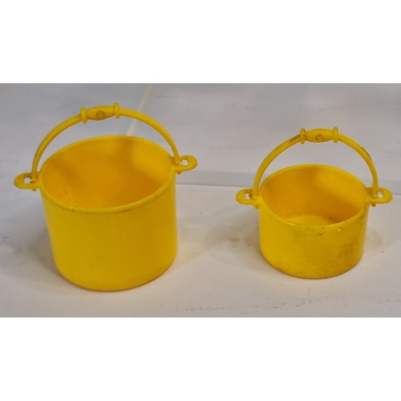 Barbie Vtg Dream House Kitchen Accessories Pots Pans Lot Of 8 - Picture 5 of 9